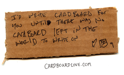 cardboard
